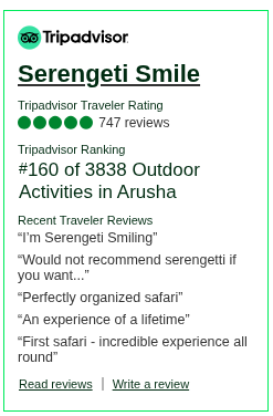 Reviews about Serengeti Smile