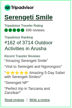 Reviews about Serengeti Smile