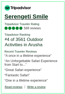 Reviews about Serengeti Smile